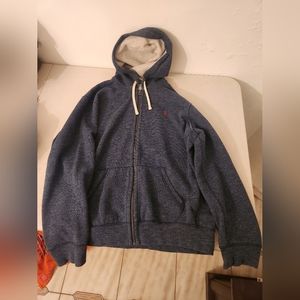 Mens polo ralph lauren  zip up hooded sweatshirt